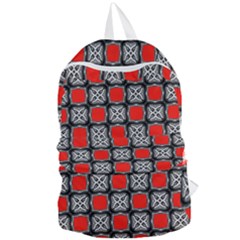 Pattern Square Foldable Lightweight Backpack