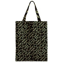 Modern Abstract Camouflage Patttern Zipper Classic Tote Bag