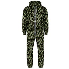 Modern Abstract Camouflage Patttern Hooded Jumpsuit (Men) 