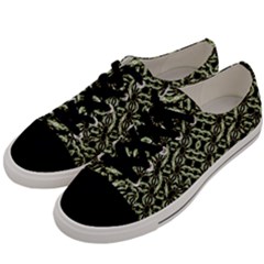 Modern Abstract Camouflage Patttern Men s Low Top Canvas Sneakers