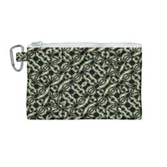 Modern Abstract Camouflage Patttern Canvas Cosmetic Bag (medium) by dflcprintsclothing