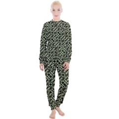 Modern Abstract Camouflage Patttern Women s Lounge Set