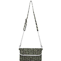 Modern Abstract Camouflage Patttern Mini Crossbody Handbag