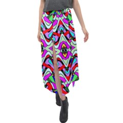 Ml 188 Velour Split Maxi Skirt by ArtworkByPatrick