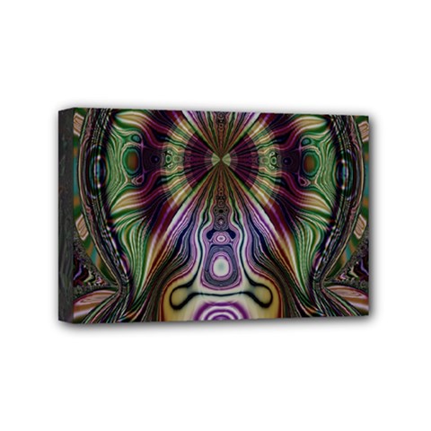 Digital Art Fractal Artwork Mini Canvas 6  X 4  (stretched)