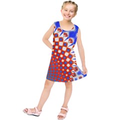 Digital Arts Fractals Futuristic Kids  Tunic Dress