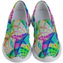 Design Background Concept Fractal Kids  Lightweight Slip Ons View1