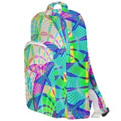 Design Background Concept Fractal Double Compartment Backpack