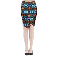 Ml 190 Midi Wrap Pencil Skirt