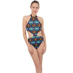 Ml 190 Halter Side Cut Swimsuit