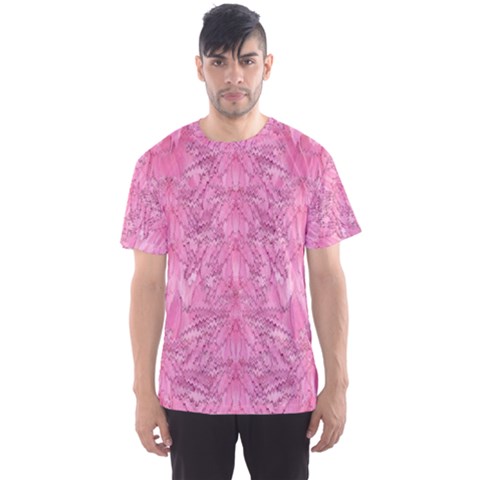 Flowers Decorative Ornate Color Men s Sports Mesh Tee by pepitasart