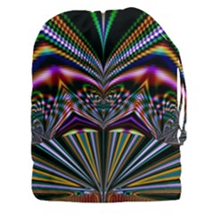 Abstract Art Artwork Fractal Design Drawstring Pouch (xxxl) by Pakrebo