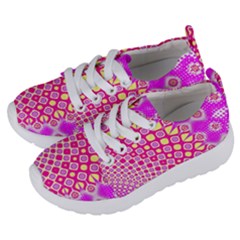 Digital Arts Fractals Futuristic Pink Kids  Lightweight Sports Shoes