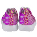 Digital Arts Fractals Futuristic Pink Kids  Lightweight Sports Shoes View4