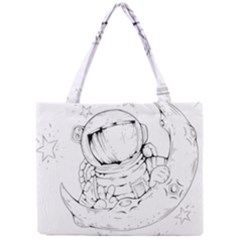 Astronaut Moon Space Astronomy Mini Tote Bag