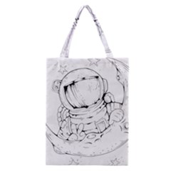 Astronaut Moon Space Astronomy Classic Tote Bag