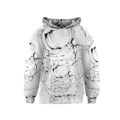 Astronaut Moon Space Astronomy Kids  Pullover Hoodie