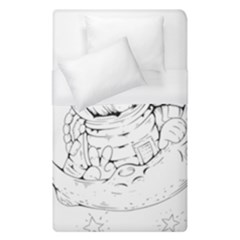 Astronaut Moon Space Astronomy Duvet Cover (Single Size)