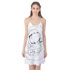 Astronaut Moon Space Astronomy Camis Nightgown