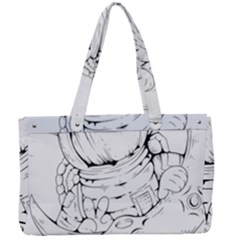 Astronaut Moon Space Astronomy Canvas Work Bag