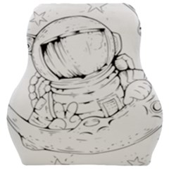 Astronaut Moon Space Astronomy Car Seat Velour Cushion 
