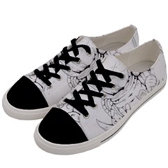 Astronaut Moon Space Astronomy Men s Low Top Canvas Sneakers