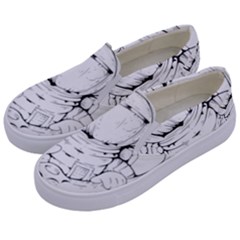 Astronaut Moon Space Astronomy Kids  Canvas Slip Ons