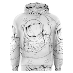 Astronaut Moon Space Astronomy Men s Overhead Hoodie