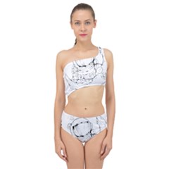 Astronaut Moon Space Astronomy Spliced Up Two Piece Swimsuit