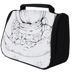 Astronaut Moon Space Astronomy Full Print Travel Pouch (Big)
