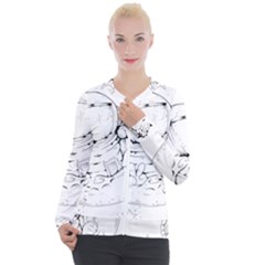 Astronaut Moon Space Astronomy Casual Zip Up Jacket