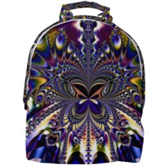 Abstract Art Artwork Fractal Design Art Pattern Mini Full Print Backpack by Pakrebo