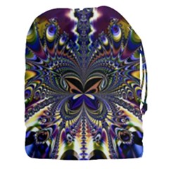 Abstract Art Artwork Fractal Design Art Pattern Drawstring Pouch (xxxl) by Pakrebo