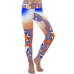 Abstract Art Artwork Fractal 2 Kids  Lightweight Velour Classic Yoga Leggings by Pakrebo