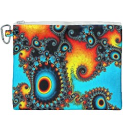 Artwork Fractal Digital Art Canvas Cosmetic Bag (xxxl) by Pakrebo