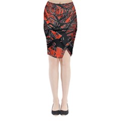 Into The Forest 6 Midi Wrap Pencil Skirt by impacteesstreetweartwo