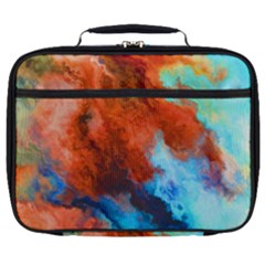 Orange blue texture                      Full Print Lunch Bag