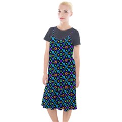 Have Fun Multicolored Text Pattern Camis Fishtail Dress by dflcprintsclothing