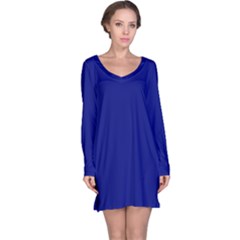 Vibrant Blue Long Sleeve Nightdress by blkstudio