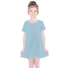 Light Blue Kids  Simple Cotton Dress by blkstudio