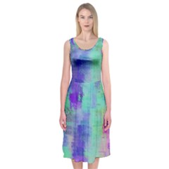 Watercolor Wash Midi Sleeveless Dress by blkstudio