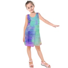 Watercolor Wash Kids  Sleeveless Dress by blkstudio