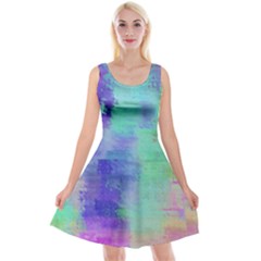Watercolor Wash Reversible Velvet Sleeveless Dress by blkstudio