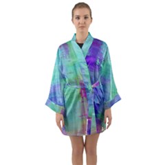 Watercolor Wash Long Sleeve Kimono Robe by blkstudio