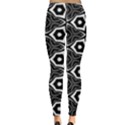 Black White Pattern Leggings  View2