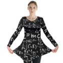 Science Albert Einstein Formula Mathematics Physics Special Relativity Long Sleeve Tunic  View1