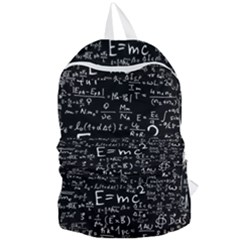Science Albert Einstein Formula Mathematics Physics Special Relativity Foldable Lightweight Backpack
