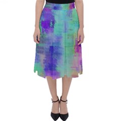 Watercolor Wash Classic Midi Skirt by blkstudio