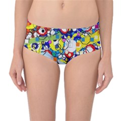 Dots 6 Mid-waist Bikini Bottoms