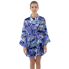 Penguins Pattern Long Sleeve Kimono Robe by bloomingvinedesign
